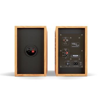 Wiibo Neo 50 Altavoces Estantería Bluetooth Activos 50W. Pareja Nogal