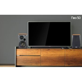 Wiibo Neo 50 Altavoces Estantería Bluetooth Activos 50W. Pareja Nogal