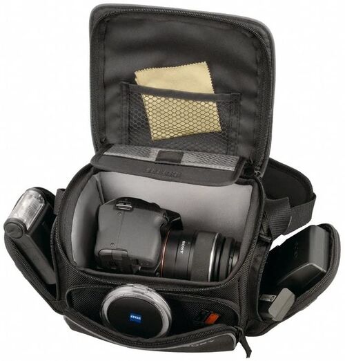 Sony LCSU20B - Bolsa para videocámara o DSLR, Color Negro