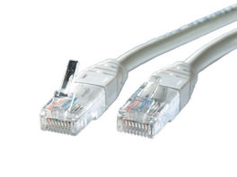 LATIGUILLO RJ45 2 M. CAT.6 UTP AWG 24 COBRE GRIS ROLINE