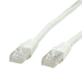 LATIGUILLO RJ45 5 M. CAT.6 UTP FLEXIBLE AWG24 CCA  BLANCO VALUE