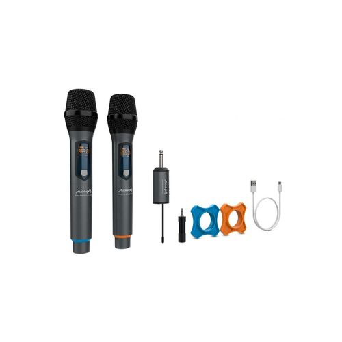 Audibax-Free-Hand-Dual-UHF-microfonos-inalambricos-accesorios