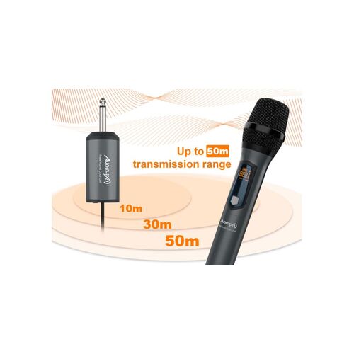Audibax-Free-Hand-Dual-UHF-microfonos-inalambricos-distancia-
