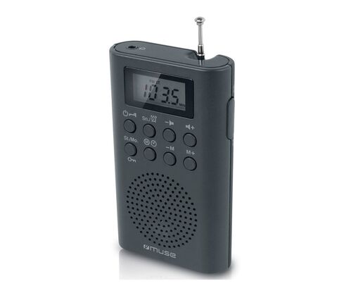 Radio Digital Portátil Negra