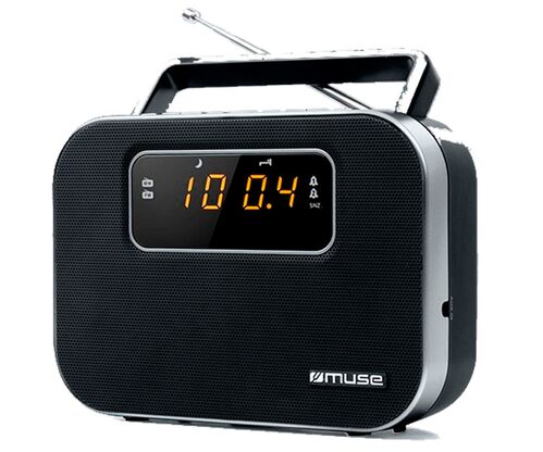 Radio despertador portátil