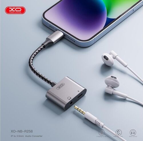 Convertidor Lithing a audio 3,5 mm + carga