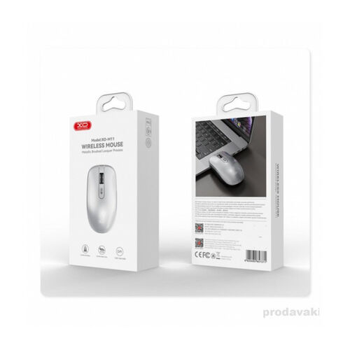 RATÓN ÓPTICO WIRELESS 2.4GHZ 2000 DPI XO M11 NEGRO/GRIS