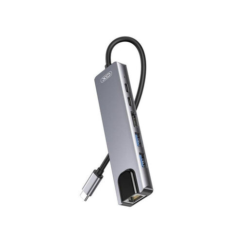 Docking Station Tipo C, HDMI 4K2/USB 3.0/USB 2.0/ 2 TIPO C/ RJ45, 15 CMS
