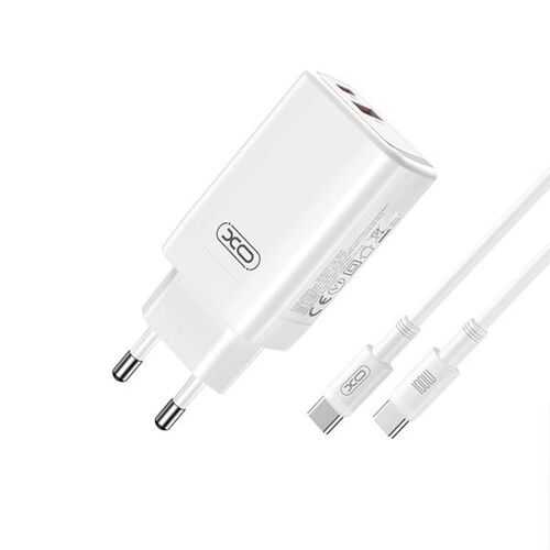 Cargador dual 65W para móvil y portátil USB-C USB-A