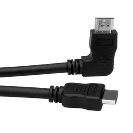 CABLE HDMI 1 M. HDMI M/HDMI M ALTA VELOCIDAD CON ETHERNET ANGULO DERECHO ROLINE