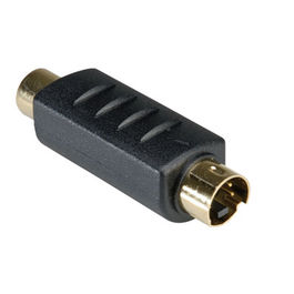 ADAPTADOR S-VIDEO RCA HEMBRA/S-VHS MACHO